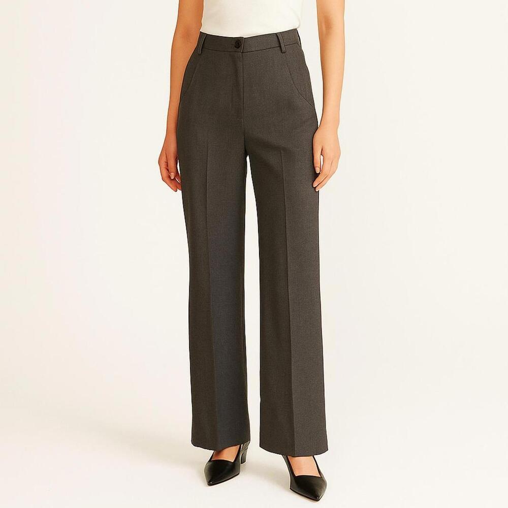 BRUNELLO CUCINELLI gray wool trousers sz 8
